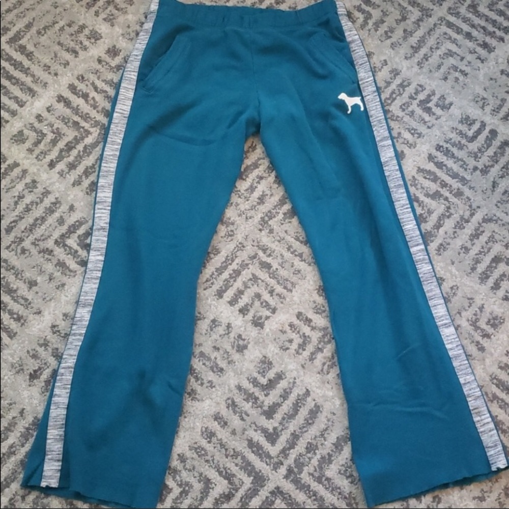 Victoria's Secret PINK sweatpants Medium Teal
